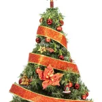 Arbolito Navidad Tronador De Lujo 1,50m Kit 40 Rojo Deco