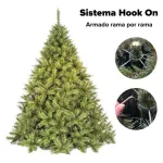 Arbol De Navidad Ciprés 2,10m Tope De Gama Ultra Frondoso