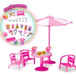 Camion De Dulces Y Helados Con Accesorios Para Muñecas