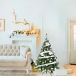Arbolito Navidad Montañes Deluxe 1.30mts Con Adornos Kit X40