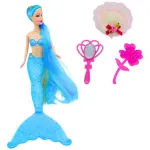 Muñeca Sirena Con Luz Y Accesorios Juguete
