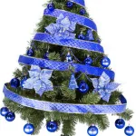  Arbol De Navidad Tronador Lujo 1,20mts Con Adornos Kit X30