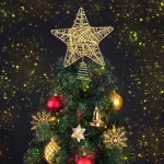 Puntal Estrella 18cm Dorado Adornos Navidad