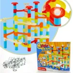 Laberinto De Bolitas Didactico Escalera Pelotas 88 Piezas