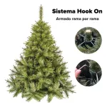 Arbol De Navidad Ciprés 1,50m Tope De Gama Ultra Frondoso