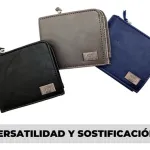 Billetera Hombre Tarjetero Eco Cuero Pu Con Cierre