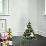  Arbol De Navidad Tronador Lujo 1,20mts Con Adornos Kit X30