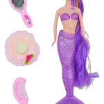 Muñeca Sirena Con Luz Y Accesorios Juguete
