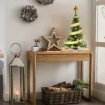 Arbolito De Navidad 80cm Con Adornos 30 Piezas Oro