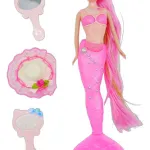 Muñeca Sirena Con Luz Y Accesorios Juguete