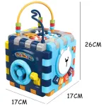 Cubo Didactico Juguete Montessori 6 Actividades Para Bebes