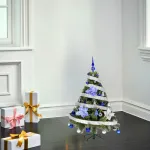  Arbol De Navidad Tronador Lujo 1,20mts Con Adornos Kit X30