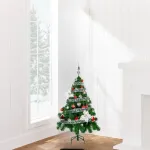  Arbol De Navidad Tronador Lujo 1,20mts Con Adornos Kit X30