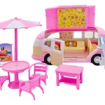 Camion De Dulces Y Helados Con Accesorios Para Muñecas