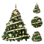 Arbol Navidad Extra Lujo Patagonia 1.50mts Con Adornos X60