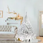 Arbolito De Navidad Blanco Montañes Deluxe 1,50mts Pie Metal