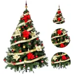 Arbolito Navidad Montañes Deluxe 2,10mts Con Adornos Kit X72