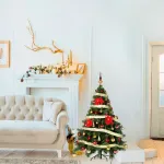 Arbolito Navidad Montañes Deluxe 1.30mts Con Adornos Kit X40
