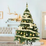 Arbolito Navidad Montañes Deluxe 2,10mts Con Adornos Kit X72