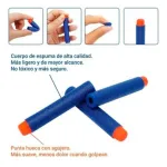 Set Pistola + Objetivos + Dardos X28 Juguete Compatible Nerf