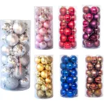 Bolas De Navidad 5cm Adornos Navideños X72 Esfera Decoración