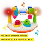 Set De Actividades Musical Sonajero Con Luz Para Bebe