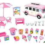 Camion De Dulces Y Helados Con Accesorios Para Muñecas