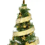 Arbolito De Navidad 80cm Con Adornos 30 Piezas Oro