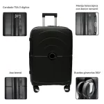 Set X3 Valija Rigida Expandible Carry On + Mediana + Grande