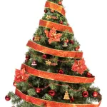 Arbolito Navidad Tronador De Lujo 1,50m Kit 40 Rojo Deco