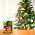 Pesebre Navideño Vela Con Luz Decoracion Navidad