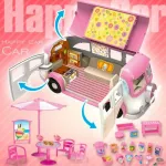 Camion De Dulces Y Helados Con Accesorios Para Muñecas