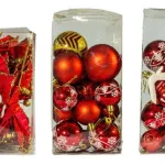 Kit Adornos Navidad Rojo 60 Piezas