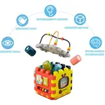 Cubo Didactico Juguete Montessori 6 Actividades Para Bebes
