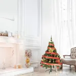  Arbol De Navidad Tronador Lujo 1,20mts Con Adornos Kit X30