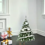 Arbolito Navidad Montañes Deluxe 1.30mts Con Adornos Kit X40