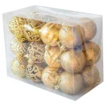Bolas De Navidad 6cm Adornos Navideños X72 Piezas Decoración