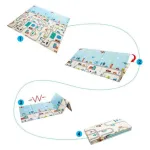Alfombra Antigolpes Plegable Bebes Reversible 150x200cm