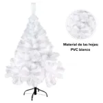 Arbolito Navidad Blanco Tronador De Lujo 1.20m Decoracion