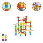 Laberinto De Bolitas Didactico Escalera Pelotas 88 Piezas