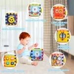 Cubo Didactico Juguete Montessori 6 Actividades Para Bebes