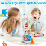 Muñeco Juguete Bebe Ganso Musical Bailarín Luces Y Sonidos