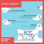 Guirnalda Muerdago Curvo Navidad 2m X30cm Deluxe X5 Unidades