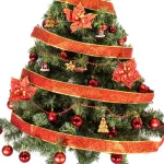 Arbolito Navidad Tronador De Lujo 1,50m Kit 40 Rojo Deco
