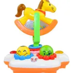 Juguete Caballo Oscilante Con Luz Y Sonido Para Bebé
