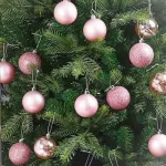 Bolas De Navidad 6cm Adornos Navideños X72 Piezas Decoración