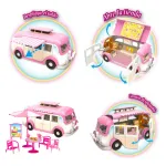 Camion De Dulces Y Helados Con Accesorios Para Muñecas