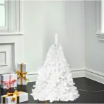 Arbol Navidad Extra Lujo Patagonia Blanco 1,50mts Decoración