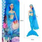 Muñeca Sirena Con Luz Y Accesorios Juguete