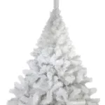 Arbol De Navidad Blanco Montañes Deluxe 1,80mts Pie Metal